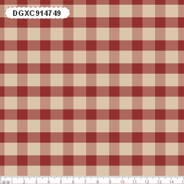 TECIDO TRICOLINE EXCLUSIVO 100% ALGODÃO - XADREZ COUNTRY - NATAL - DGXC914749