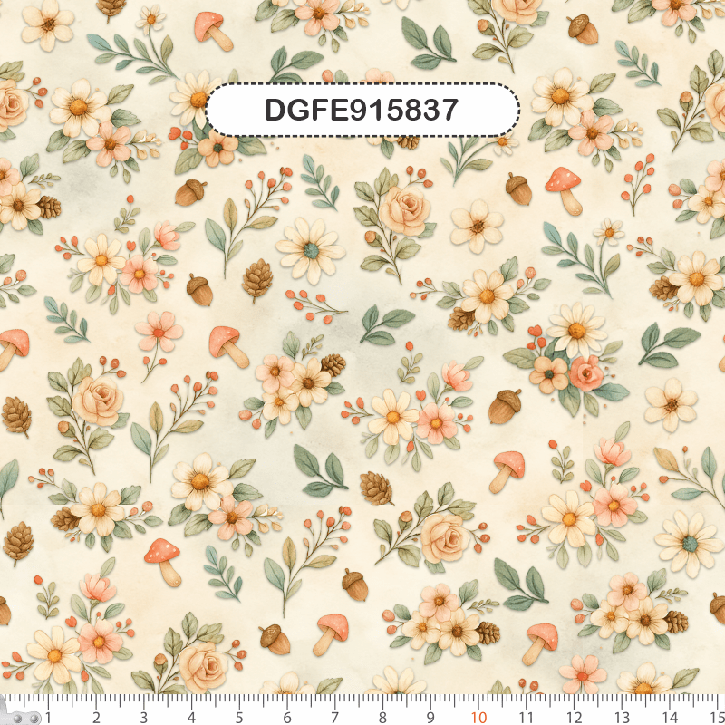 TECIDO TRICOLINE EXCLUSIVO 100% ALGODÃO - FLORESTA ENCANTADA - INFANTIL - DGFE915837