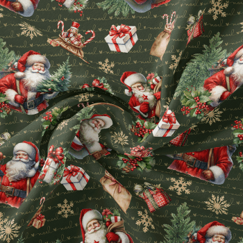 TECIDO TRICOLINE EXCLUSIVO 100% ALGODÃO - NATAL NOEL - NATAL - DGNN914737