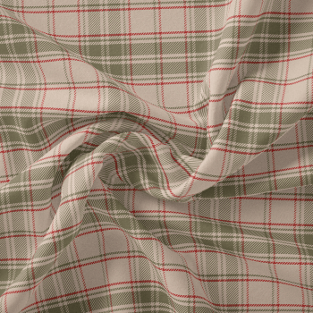 TECIDO TRICOLINE EXCLUSIVO 100% ALGODÃO - XADREZ COUNTRY - NATAL - DGXC914755