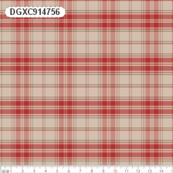 TECIDO TRICOLINE EXCLUSIVO 100% ALGODÃO - XADREZ COUNTRY - NATAL - DGXC914756