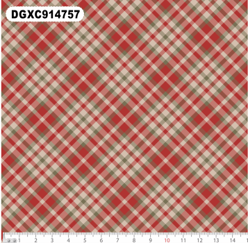 TECIDO TRICOLINE EXCLUSIVO 100% ALGODÃO - XADREZ COUNTRY - NATAL - DGXC914757