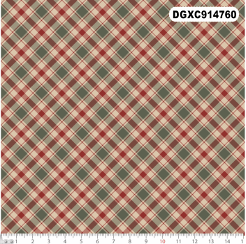 TECIDO TRICOLINE EXCLUSIVO 100% ALGODÃO - XADREZ COUNTRY - NATAL - DGXC914760