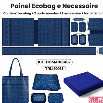 KIT ECOBAG | PAINEL DE TECIDO SARJA IMPERMEÁVEL COM FORO EM TRICOLINE | MANDALAS AFRICANAS | KIT-DGMA916487 KIT ECOBAG | PAINEL DE TECIDO SARJA IMPERMEÁVEL COM FORO EM TRICOLINE | MANDALAS AFRICANAS | KIT-DGMA916487