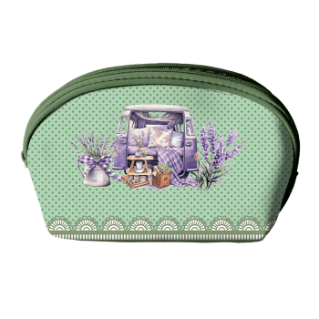 Tecido Painel em Sarja Impermeável 100% Algodão | Kit 6 Necessaires | Floral - Simplesmente Lavanda | KIT-DGSL912904