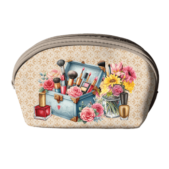 Tecido Painel em Sarja Impermeável 100% Algodão | Kit 6 Necessaires | Floral - Studio Beleza | KIT-DGSB916699