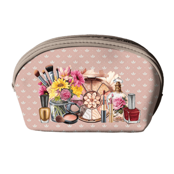 Tecido Painel em Sarja Impermeável 100% Algodão | Kit 6 Necessaires | Floral - Studio Beleza | KIT-DGSB916699