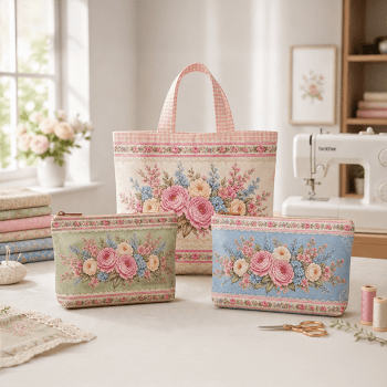 TECIDO SARJA IMPERMEAVEL 100% ALGODÃO- ATELIÊ DO AMOR - KIT BOLSA E NECESSAIRE - FLORAL -DGAA916650 TECIDO SARJA IMPERMEAVEL 100% ALGODÃO- ATELIÊ DO AMOR - KIT BOLSA E NECESSAIRE - FLORAL -DGAA916650
