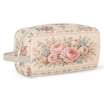 TECIDO SARJA IMPERMEAVEL 100% ALGODÃO - ATELIÊ DO AMOR - KIT NECESSAIRE - FLORAL - DGAA916677