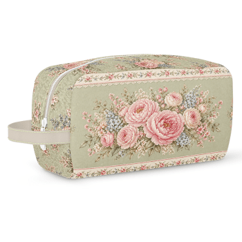 TECIDO SARJA IMPERMEAVEL 100% ALGODÃO - ATELIÊ DO AMOR - KIT NECESSAIRE - FLORAL - DGAA916677