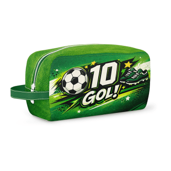 TECIDO SARJA IMPERMEAVEL 100% ALGODÃO-DOMINGO DE FUTEBOL- COPA DO MUNDO KIT NECESSAIRE - DGDF916401