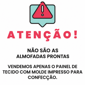 TECIDO SARJA IMPERMEAVEL 100% ALGODÃO - MAGIA DE NATAL - PAINEL DE ALMOFADA - DGMN914965