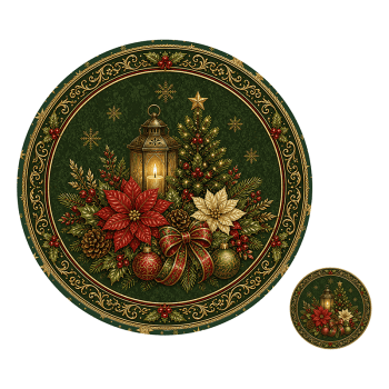 TECIDO SARJA IMPERMEAVEL 100% ALGODÃO - MAGIA DE NATAL - SOUSPLAT - DGMN915008