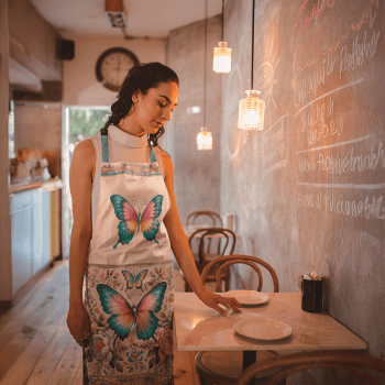 TECIDO SARJA IMPERMEAVEL DIGITAL EXCLUSIVO 100% ALGODÃO-BORBOLETAS ENCANTADAS-KIT AVENTAL-DGBE914254 TECIDO SARJA IMPERMEAVEL DIGITAL EXCLUSIVO 100% ALGODÃO-BORBOLETAS ENCANTADAS-KIT AVENTAL-DGBE914254