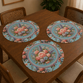 TECIDO SARJA IMPERMEAVEL DIGITAL EXCLUSIVO 100% ALGODÃO- FLORES VINTAGE-SOUSPLAT-DGFV914246