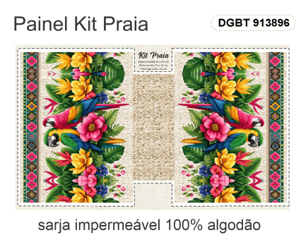 Coleção Beleza Tropical: Estampas Vibrantes em Tricoline 100% Algodão