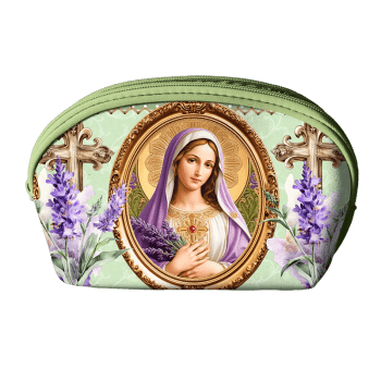 Tecido Painel Costura Criativa Kit 10 Necessaire Sarja Impermeável 100% Algodão - SANTOS RELIGIOSO DGST914015