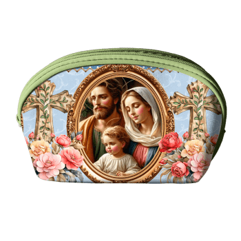 Tecido Painel Costura Criativa Kit 10 Necessaire Sarja Impermeável 100% Algodão - SANTOS RELIGIOSO DGST914015