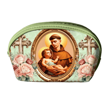 Tecido Painel Costura Criativa Kit 10 Necessaire Sarja Impermeável 100% Algodão - SANTOS RELIGIOSO DGST914015