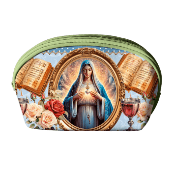 Tecido Painel Costura Criativa Kit 10 Necessaire Sarja Impermeável 100% Algodão - SANTOS RELIGIOSO DGST914015