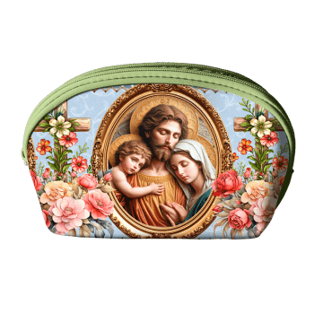 Tecido Painel Costura Criativa Kit 10 Necessaire Sarja Impermeável 100% Algodão - SANTOS RELIGIOSO DGST914015