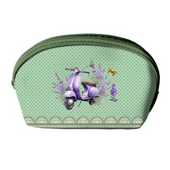 TECIDO SARJA IMPERMEAVEL ESTAMPADO EXCLUSIVO 100% ALGODÃO - SIMPLESMENTE LAVANDA - NECESSAIRE - DGSL912904