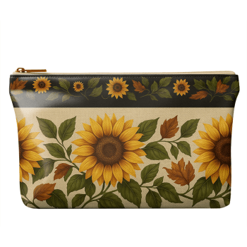 TECIDO SARJA IMPERMEAVEL EXCLUSIVO 100% ALGODÃO -CAMPOS DE GIRASSOL- BOLSA E NECESSAIRE -DGGR915877