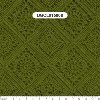 TECIDO SARJA IMPERMEAVEL EXCLUSIVO 100% ALGODÃO - CROCHÊ COLORÉ - FLORAL - DGCL915808