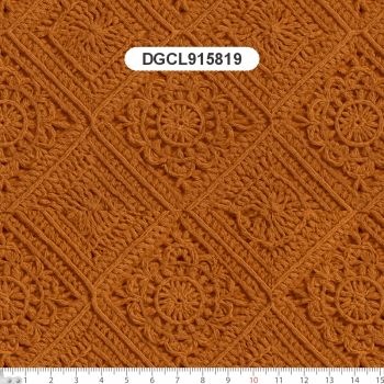 TECIDO SARJA IMPERMEAVEL EXCLUSIVO 100% ALGODÃO - CROCHÊ COLORÉ - FLORAL - DGCL915819