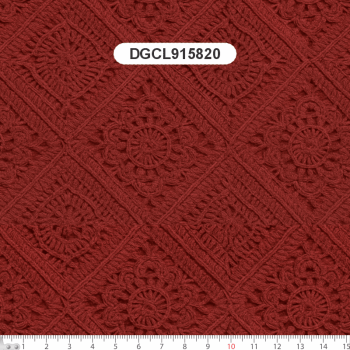 TECIDO SARJA IMPERMEAVEL EXCLUSIVO 100% ALGODÃO - CROCHÊ COLORÉ - FLORAL - DGCL915820