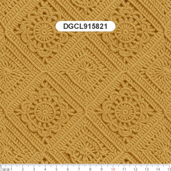 TECIDO SARJA IMPERMEAVEL EXCLUSIVO 100% ALGODÃO - CROCHÊ COLORÉ - FLORAL - DGCL915821