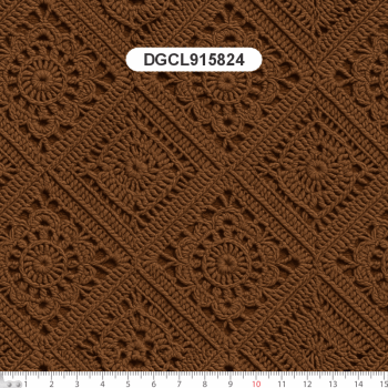 TECIDO SARJA IMPERMEAVEL EXCLUSIVO 100% ALGODÃO - CROCHÊ COLORÉ - FLORAL - DGCL915824