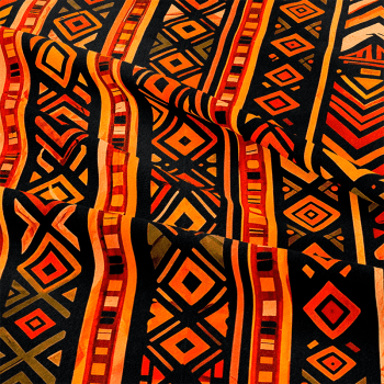 TECIDO SARJA IMPERMEAVEL EXCLUSIVO 100% ALGODÃO - MANDALAS AFRICANAS - GEOMETRICO - DGMA916519 TECIDO SARJA IMPERMEAVEL EXCLUSIVO 100% ALGODÃO - MANDALAS AFRICANAS - GEOMETRICO - DGMA916519