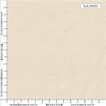 TECIDO SARJA LISA IMPERMEÁVEL 100% ALGODÃO - OFF WHITE - SJLI0003