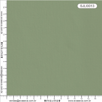 TECIDO SARJA LISA IMPERMEÁVEL 100% ALGODÃO - VERDE OLIVA - SJLI0013