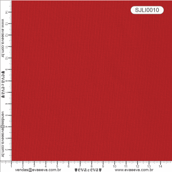 TECIDO SARJA LISA IMPERMEÁVEL 100% ALGODÃO - VERMELHO - SJLI0010