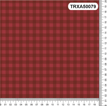 TECIDO TRICOLINE 100% ALGODÃO XADREZ VERMELHO - TRXA50079