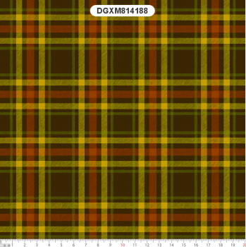 TECIDO TRICOLINE EXCLUSIVO 100% ALGODÃO - CAMPOS DE GIRASSOL - XADREX MADRAS - DGXM814188