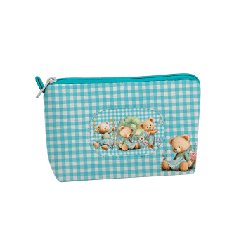 TECIDO SARJA IMPERMEAVEL EXCLUSIVO 100% ALGODÃO - SONHOS E AVENTURAS - KIT NECESSAIRE - DGSA915319