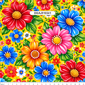 TECIDO TRICOLINE EXCLUSIVO 100% ALGODÃO - ARRAIÁ JUNINO - FESTA JUNINA - DGAJ916541