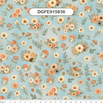 TECIDO TRICOLINE EXCLUSIVO 100% ALGODÃO - FLORESTA ENCANTADA - INFANTIL - DGFE915836 TECIDO TRICOLINE EXCLUSIVO 100% ALGODÃO - FLORESTA ENCANTADA - INFANTIL - DGFE915836