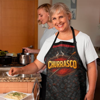 TECIDO SARJA IMPERMEAVEL EXCLUSIVO 100% ALGODÃO - CHURRASCO E AMIGOS - KIT AVENTAL - DGCM915482 TECIDO SARJA IMPERMEAVEL EXCLUSIVO 100% ALGODÃO - CHURRASCO E AMIGOS - KIT AVENTAL - DGCM915482