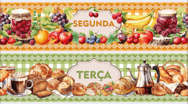 TECIDO TRICOLINE EXCLUSIVO 100% ALGODÃO - SEMANINHA NA COZINHA - BARRADO - DGSC918227