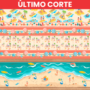 TECIDO TRICOLINE DIGITAL ESTAMPADO 100% ALGODAO - BARRADO PRAIA - DGTR0005 TECIDO TRICOLINE DIGITAL ESTAMPADO 100% ALGODAO - BARRADO PRAIA - DGTR0005