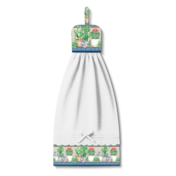 TECIDO TRICOLINE ESTAMPADO DIGITAL EXCLUSIVO 100% ALGODÃO - CACTUS & CIA BARRADO - FLORAL - DGCC912698