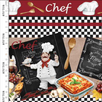 Explorando a Arte Culinária: Coleção Menu do Chef em Tricoline 100% Algodão