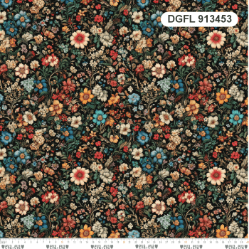 Coleção Floral: Estampas Elegantes em Tricoline 100% Algodão