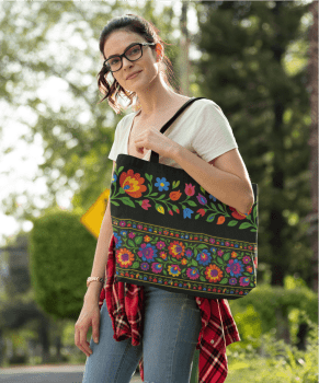 TECIDO SARJA IMPERMEAVEL EXCLUSIVO 100% ALGODÃO - FOLK GARDEN - BOLSA FLORAL - DGFG915733 TECIDO SARJA IMPERMEAVEL EXCLUSIVO 100% ALGODÃO - FOLK GARDEN - BOLSA FLORAL - DGFG915733