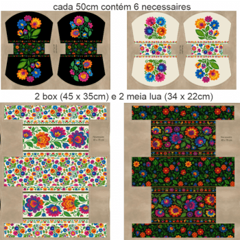 Tricoline e Sarja 100% Algodão para Costura Criativa e Patchwork