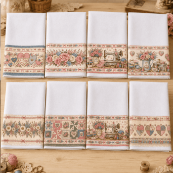 Barrado Floral em Tricoline 100% Algodão | Ateliê do Amor – DGAA916640